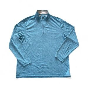 Duluth Trading Activewear 1/4 Zip Long Sleeve Lightweight Shirt Men Large